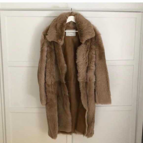 sheep jacket zara